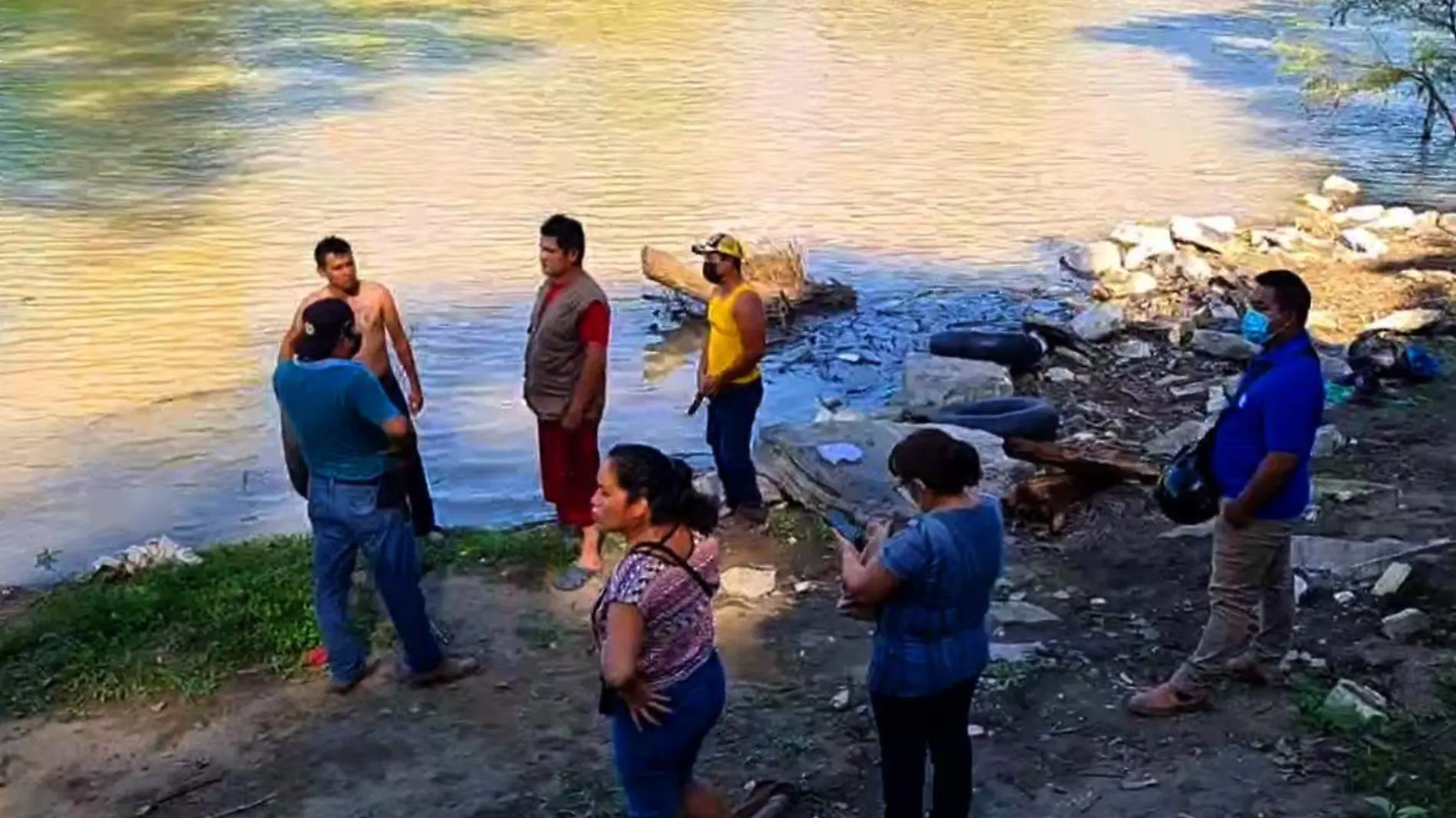 ahogado en rio de San luis